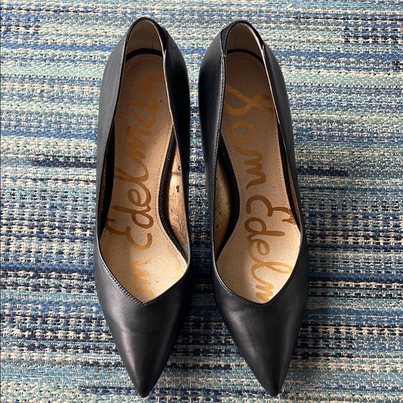 Sam Edelman Black Pointed Toe Flats - Picture 1 of 6